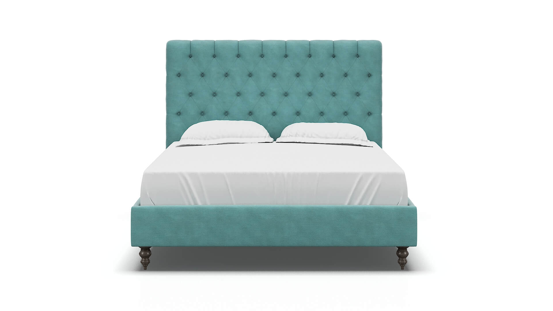 Remy Dream_d French_blue Bed espresso legs 1