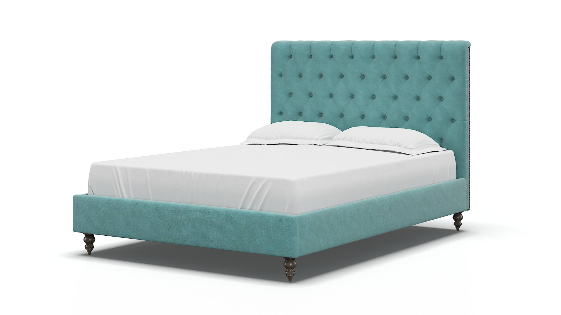 Remy Dream_d French_blue Bed espresso legs 5