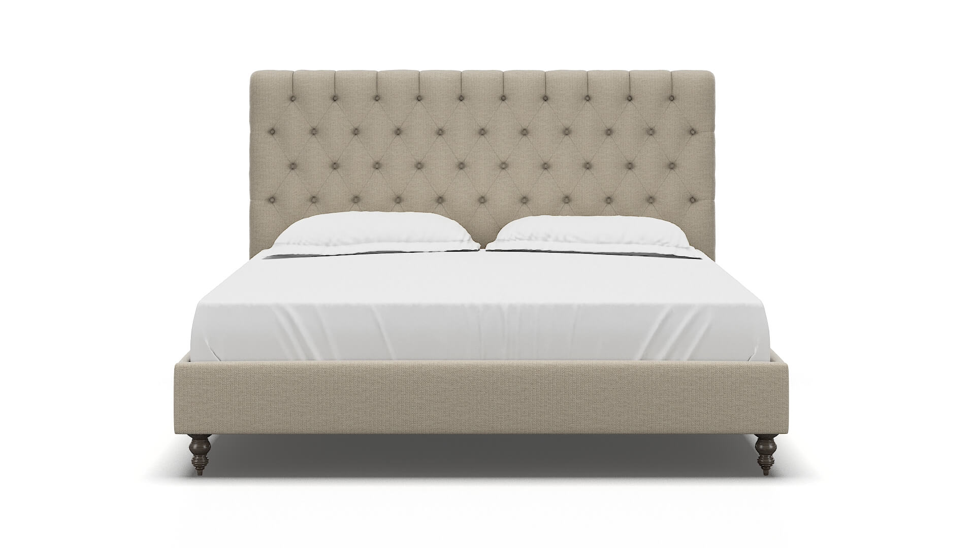 Remy Insight Barley Bed King espresso legs 1