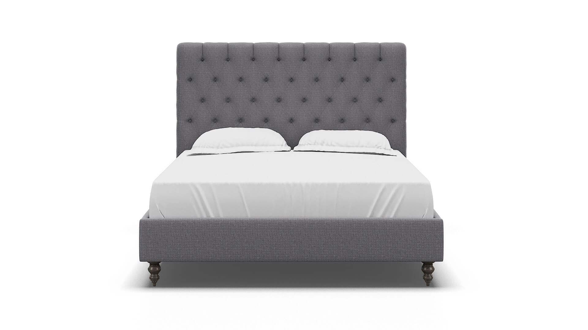 Remy Insight Denim Bed espresso legs 1