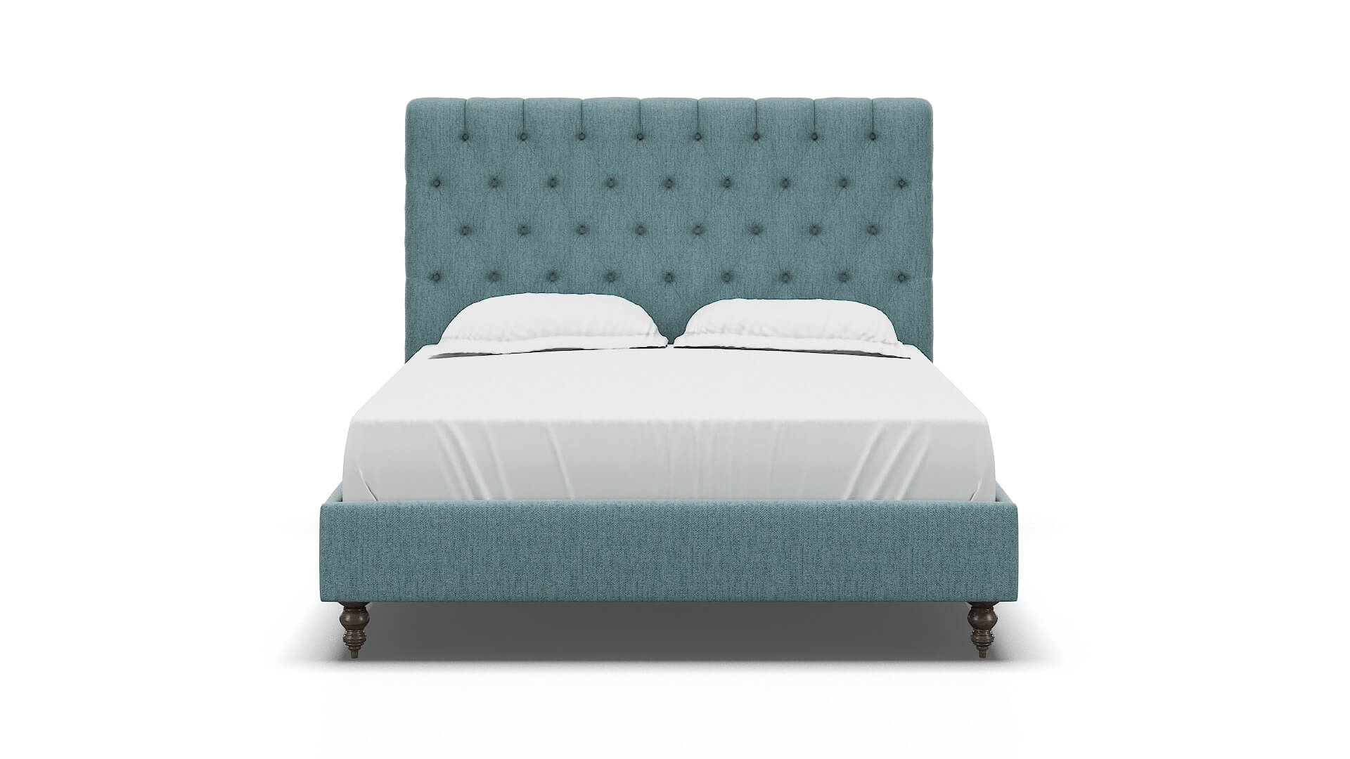 Remy Insight Peacock Bed espresso legs 1