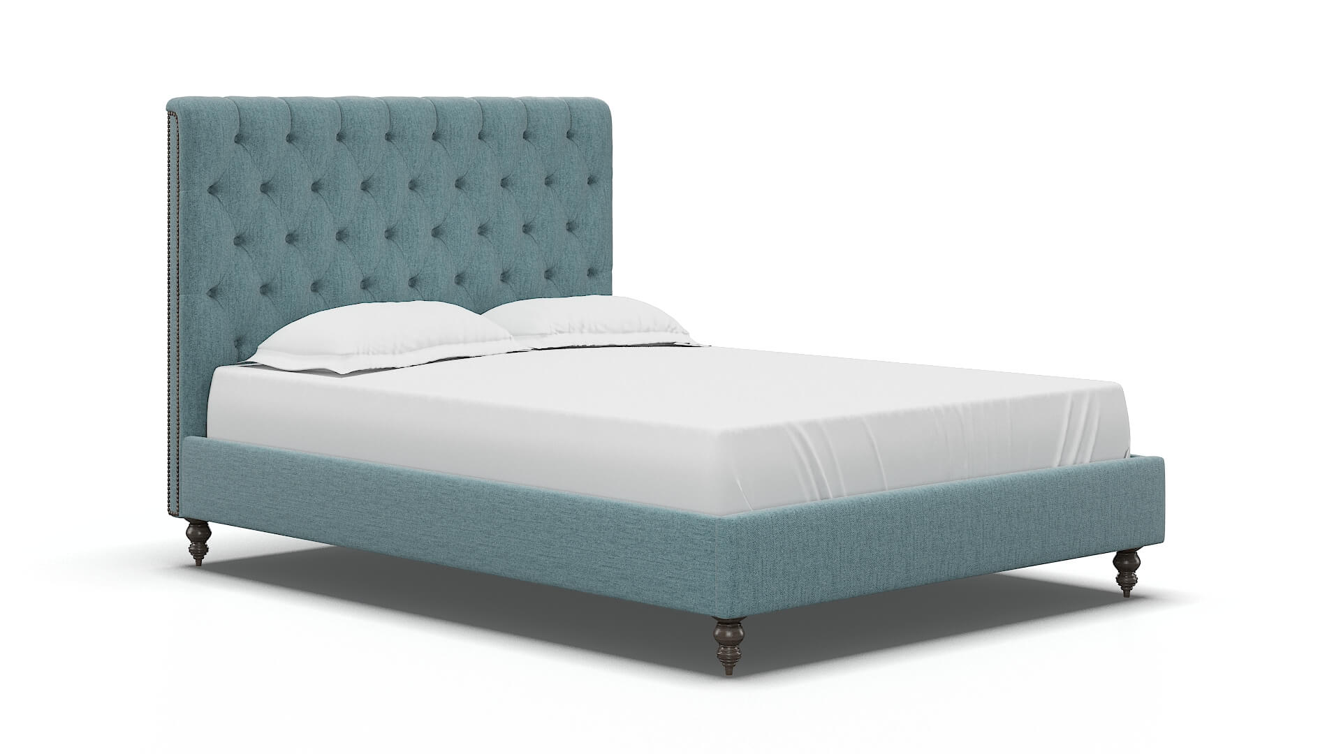 Remy Insight Peacock Bed espresso legs 2