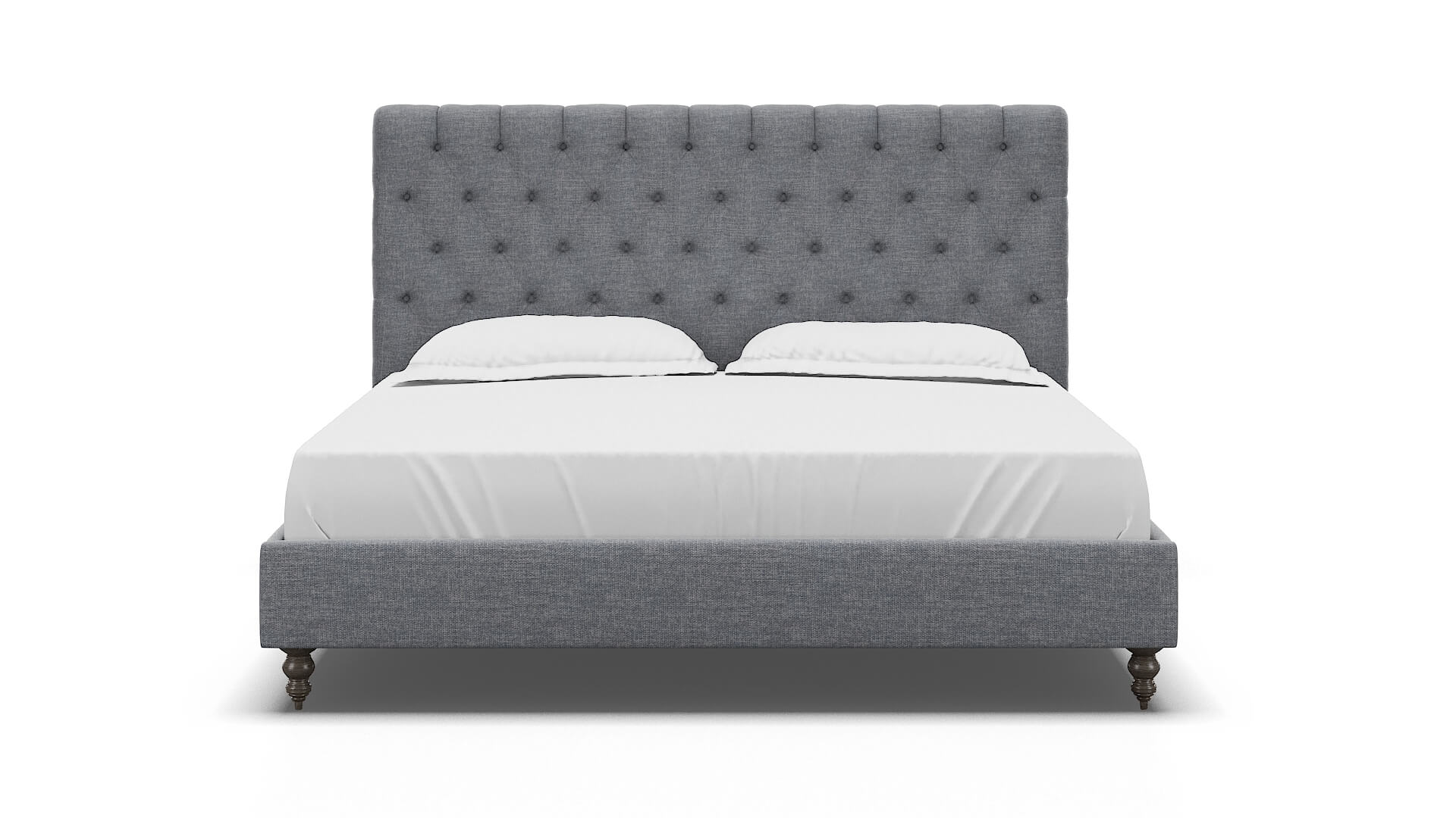 Remy Keylargo Ash Bed King espresso legs 1