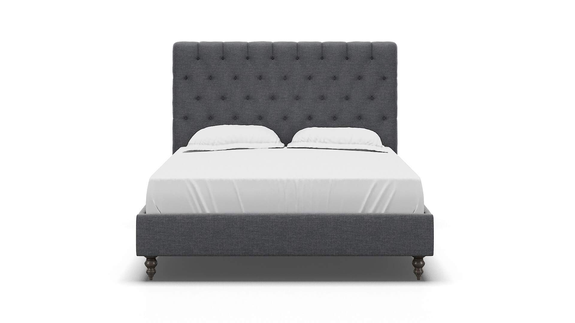Remy Keylargo Graphite Bed espresso legs 1