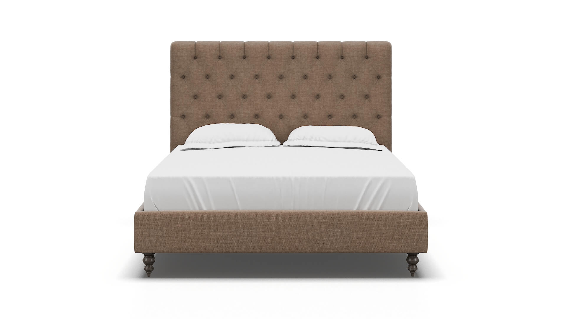 Remy Keylargo Mink Bed espresso legs 1