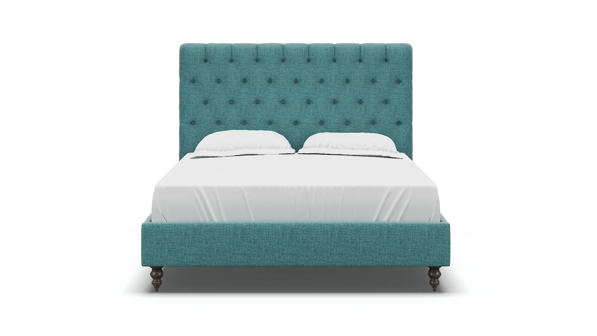 Remy Keylargo Teal Bed espresso legs 1
