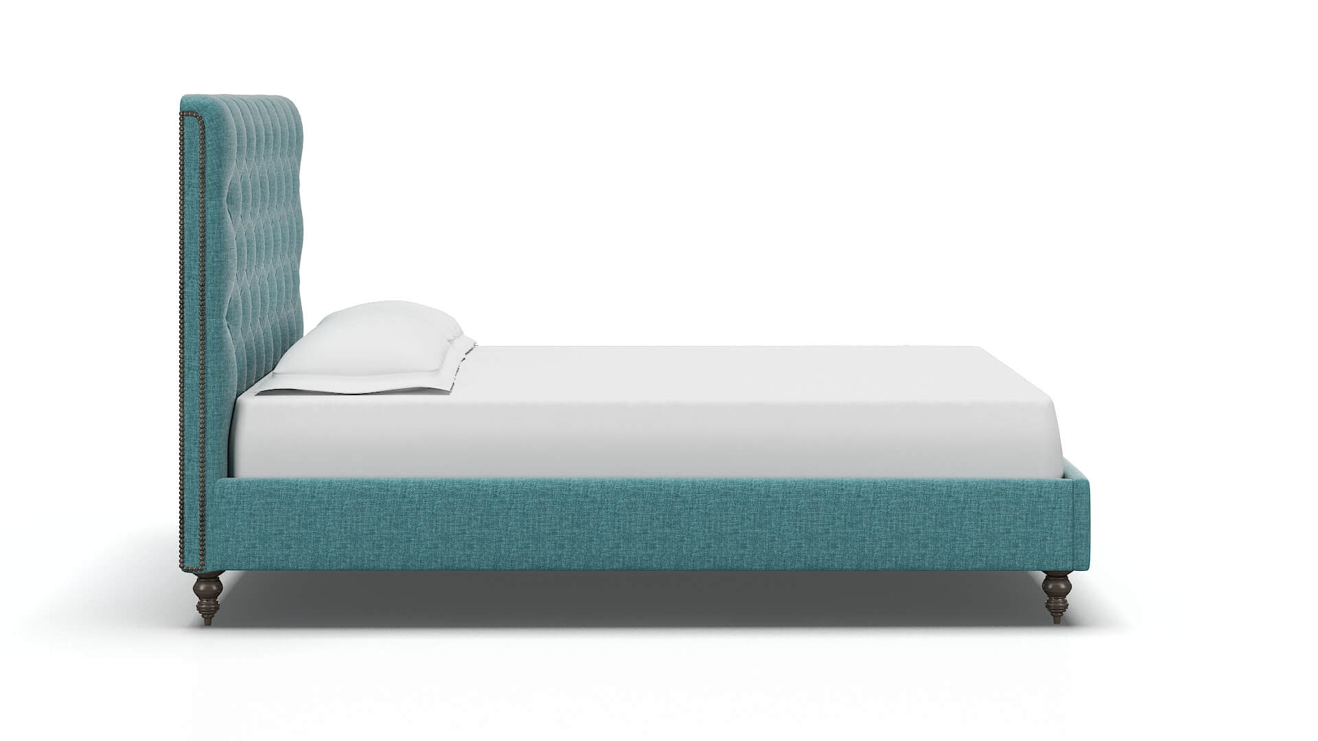 Remy Keylargo Teal Bed espresso legs 3