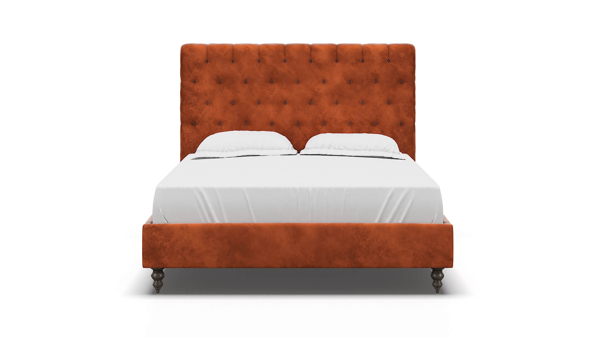 Remy Loft Copper Bed espresso legs 1