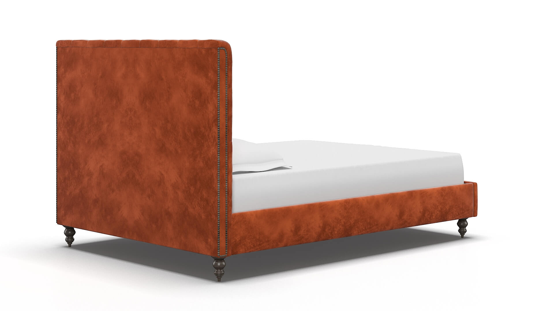 Remy Loft Copper Bed espresso legs 4