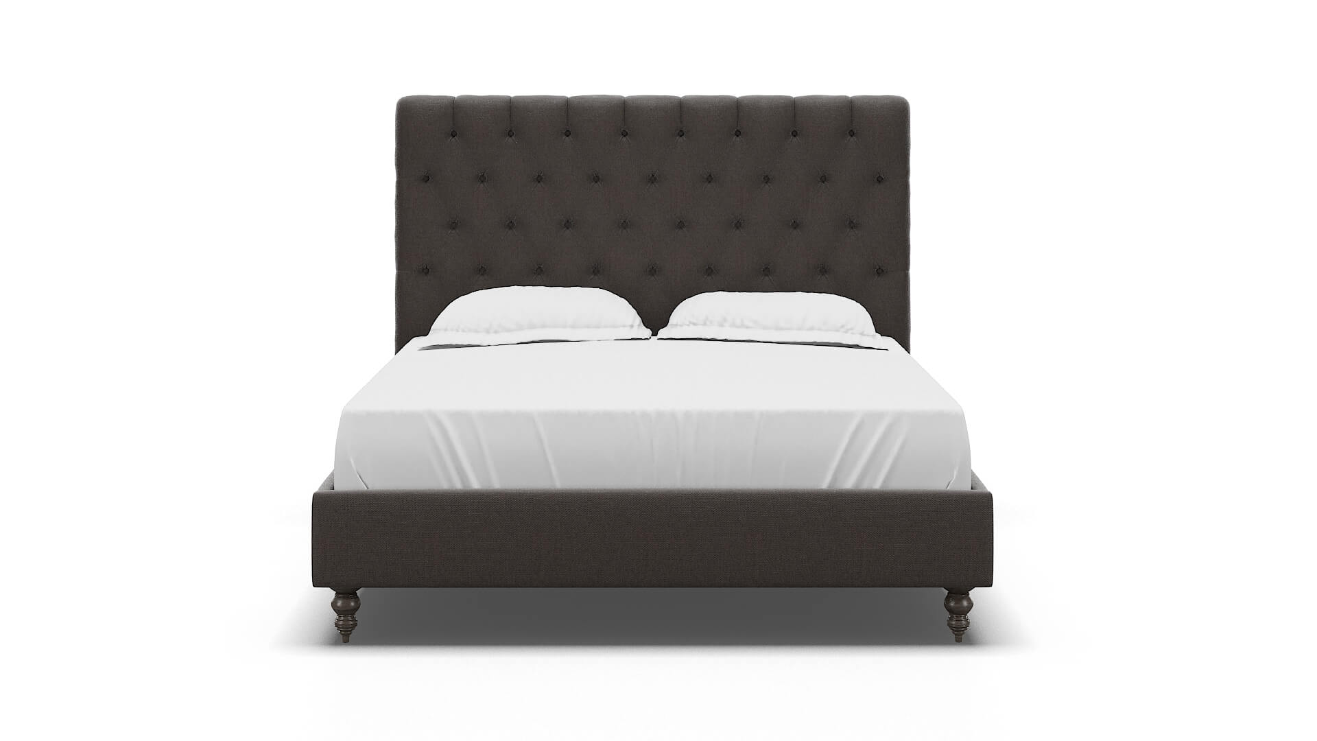 Remy Naples Graphite Bed espresso legs 1