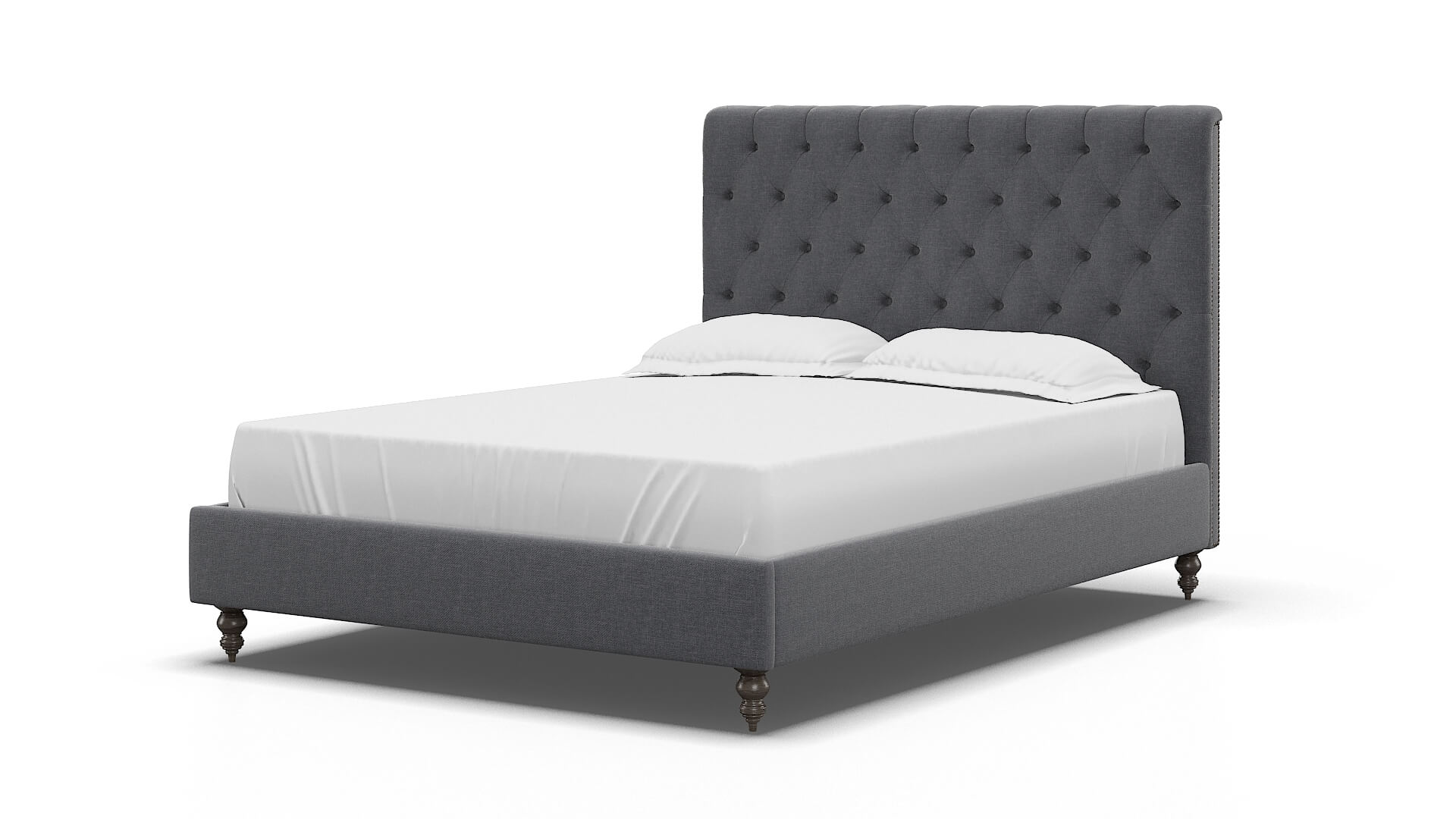 Remy Notion Graphite Bed espresso legs 5