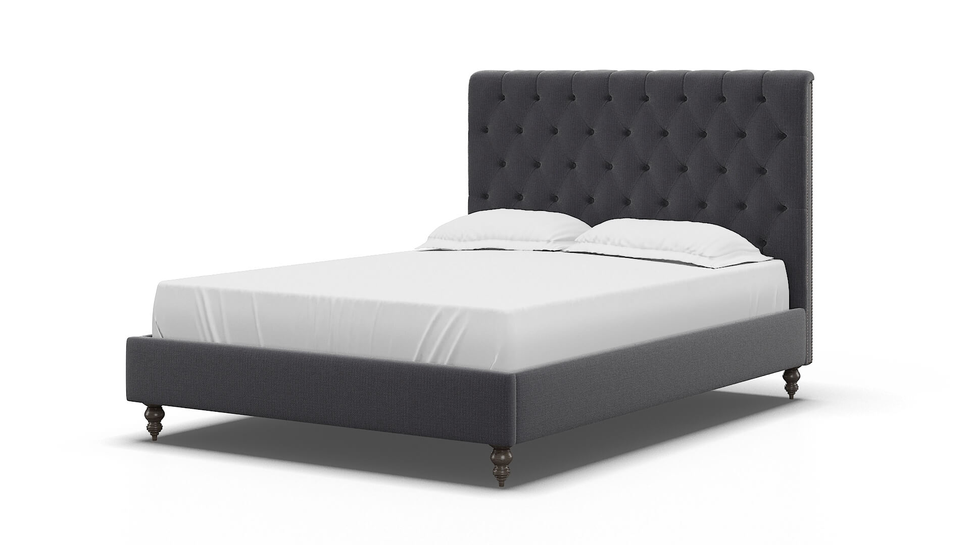 Remy Parker Charcoal Bed espresso legs 5