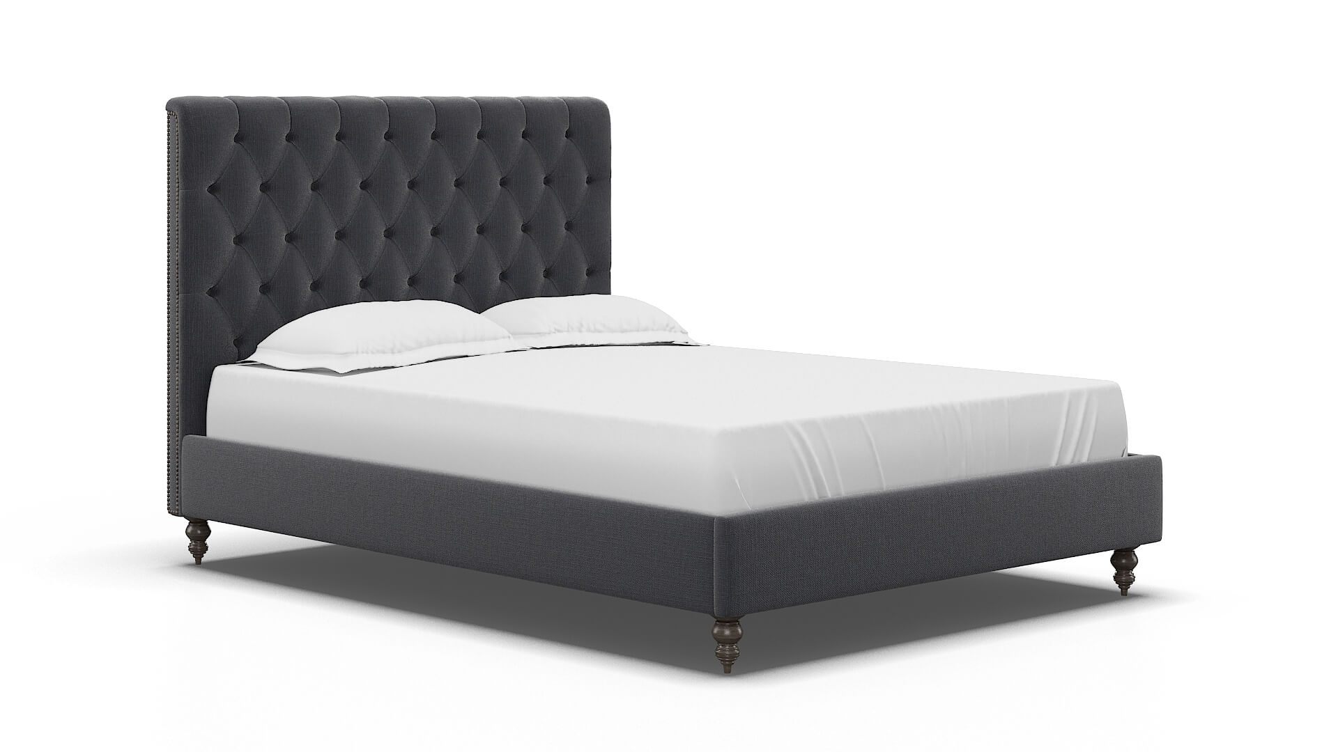 Remy Parker Midnight Bed espresso legs 2