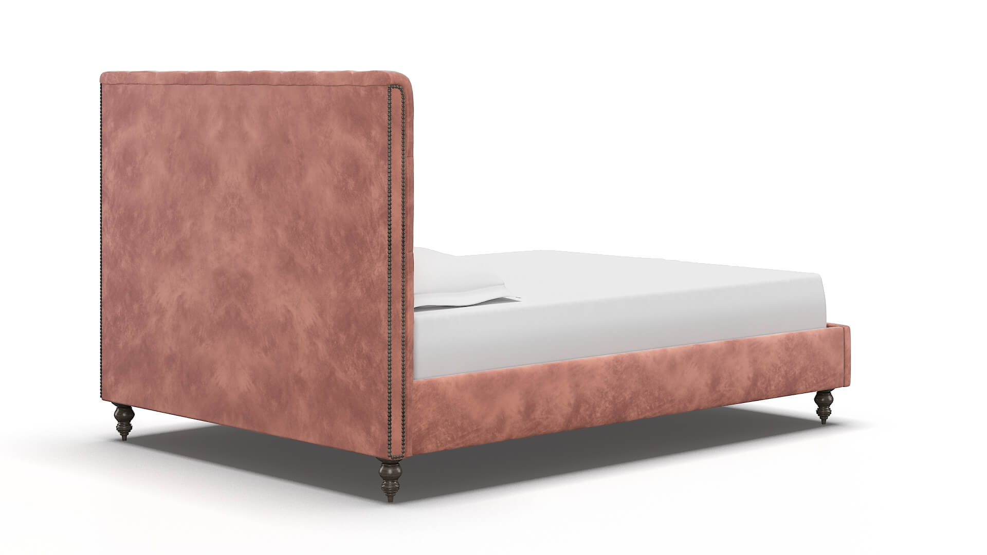 Remy Royale Blush Bed espresso legs 4