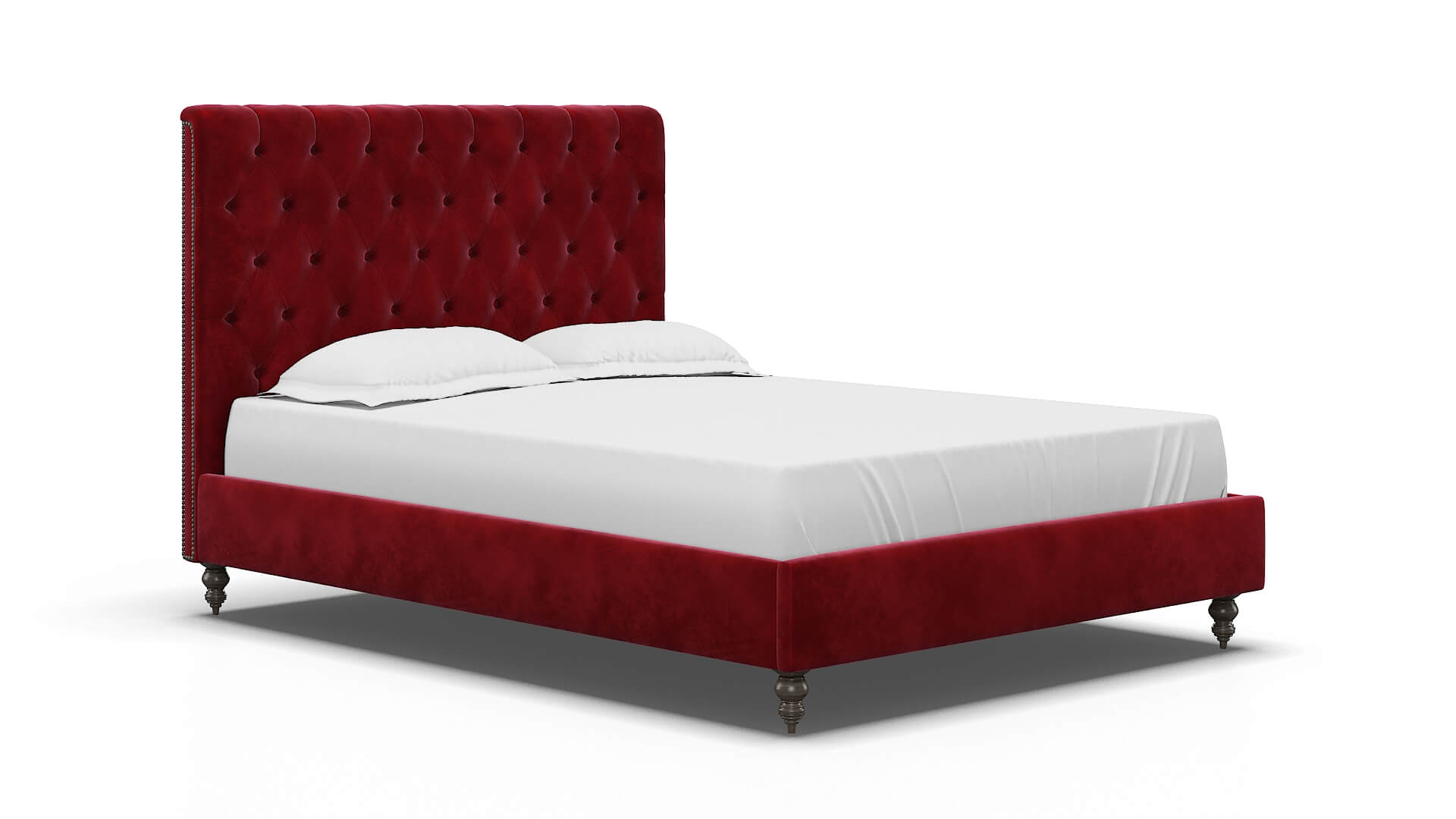 Remy Royale Ruby Bed espresso legs 2