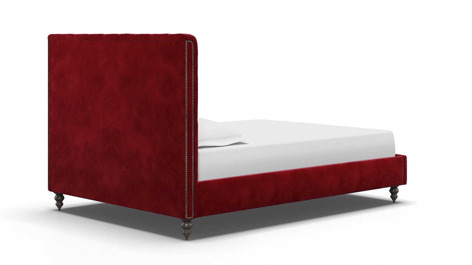 Remy Royale Ruby Bed espresso legs 4