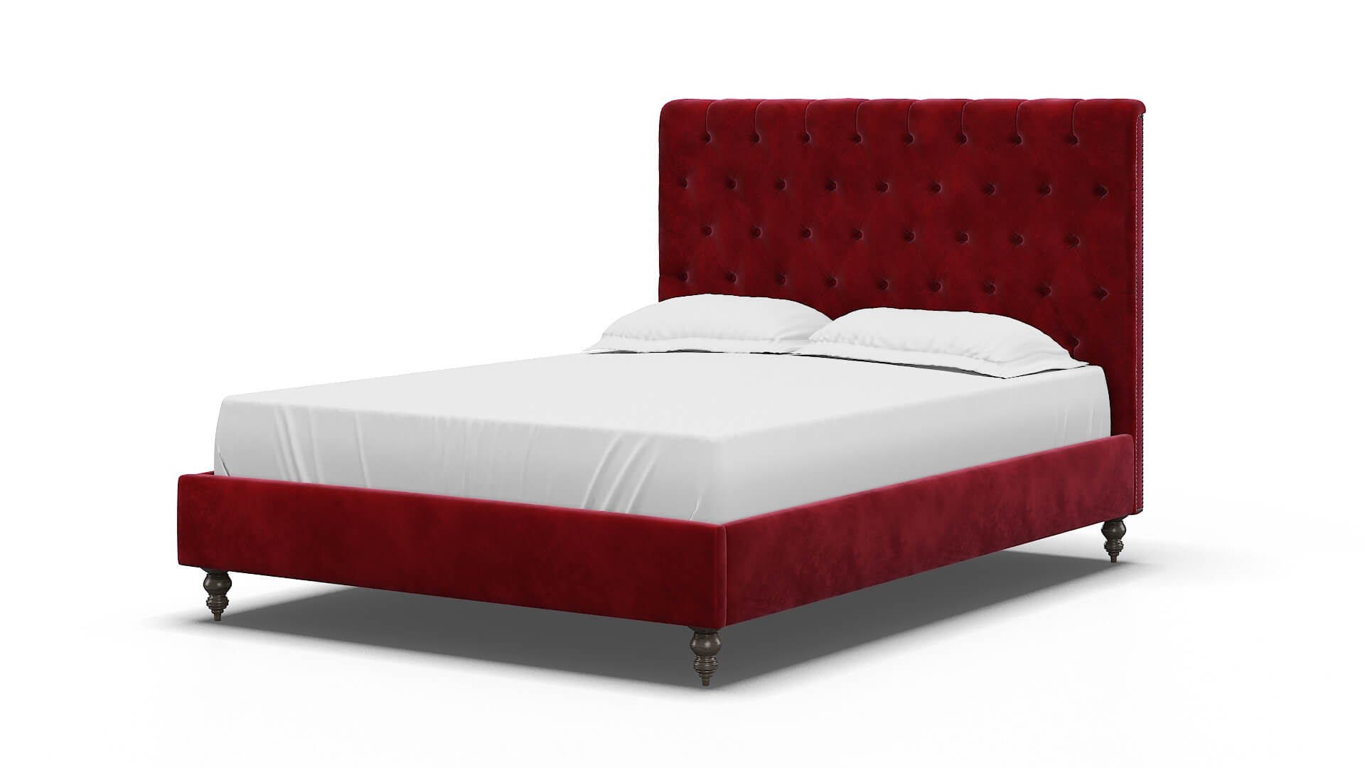 Remy Royale Ruby Bed espresso legs 5