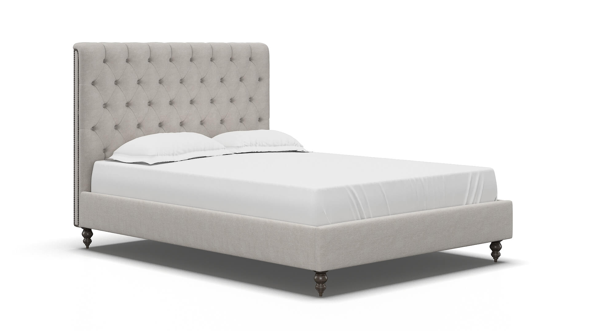 Remy Suave Dove Bed espresso legs 2