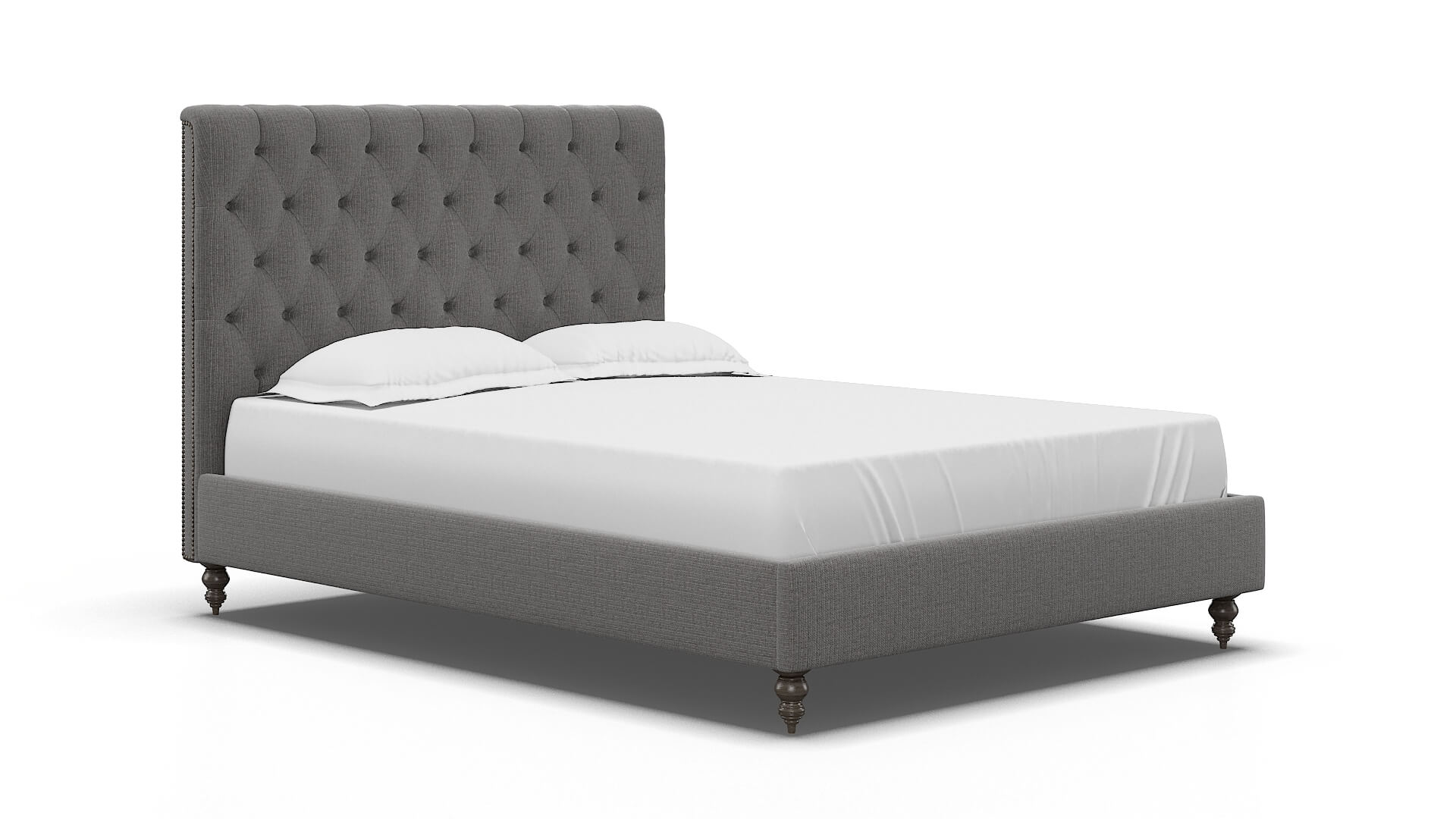 Remy Terrain Oatmeal Bed espresso legs 2