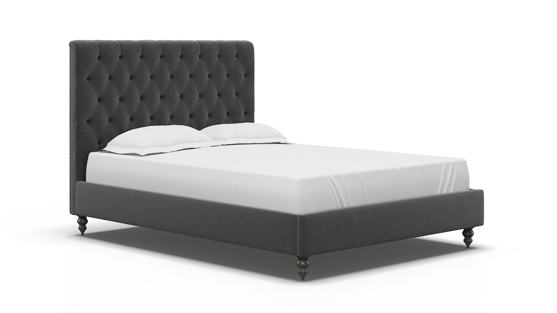 Remy Venus Onyx Bed espresso legs 2