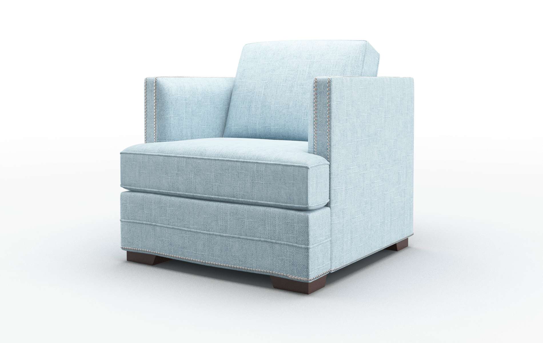 Riga Atlas Turquoise Chair espresso legs 4