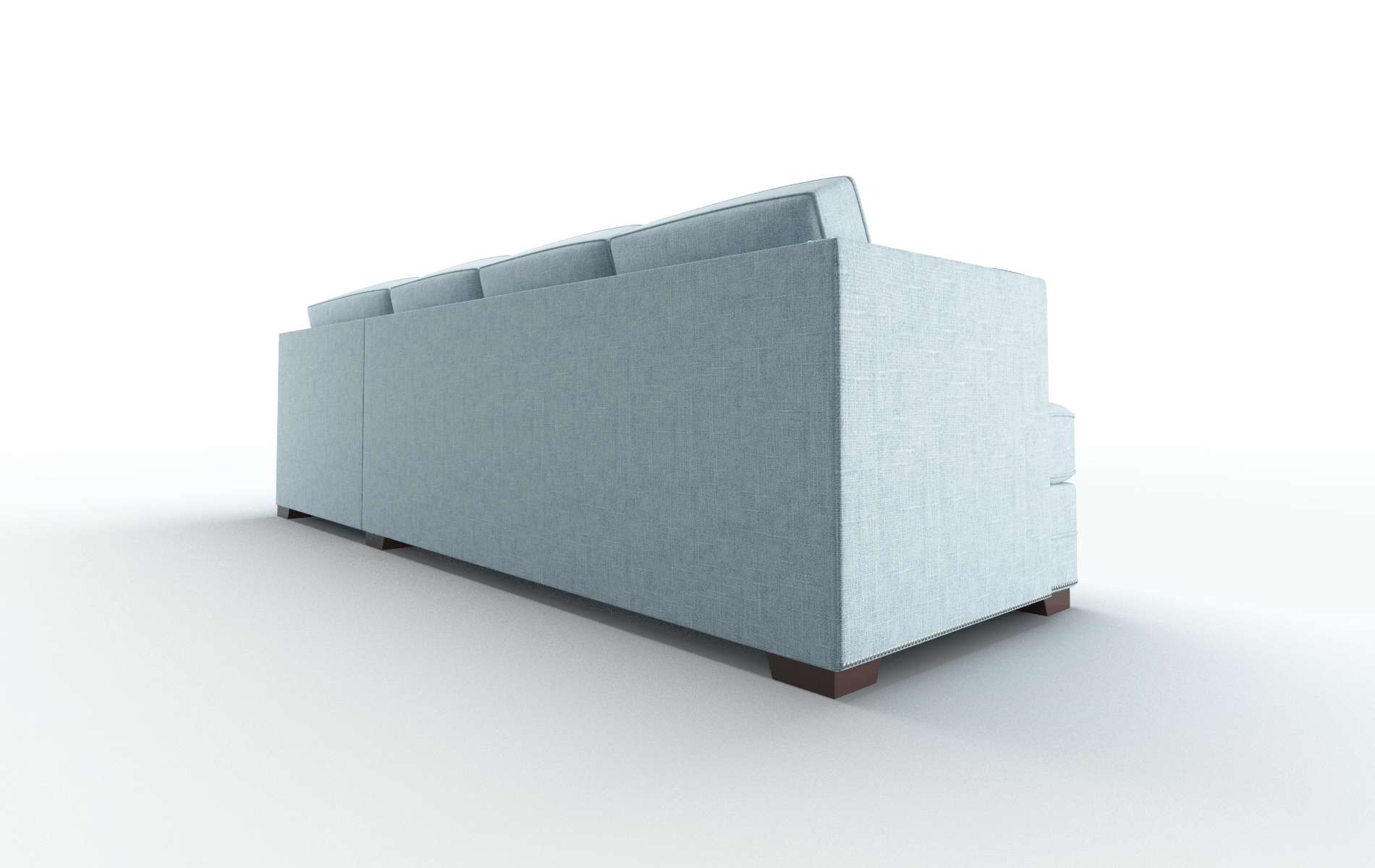 Riga Atlas Turquoise Panel espresso legs 5