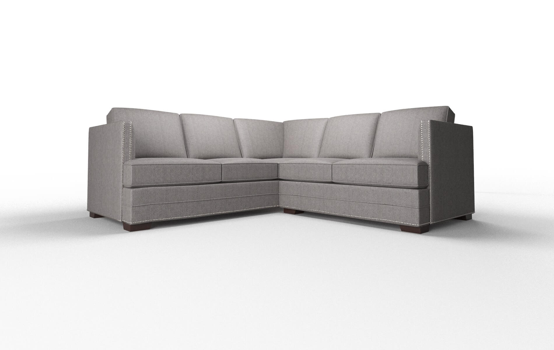 Riga Atlas_plz Silver Sectional espresso legs 1