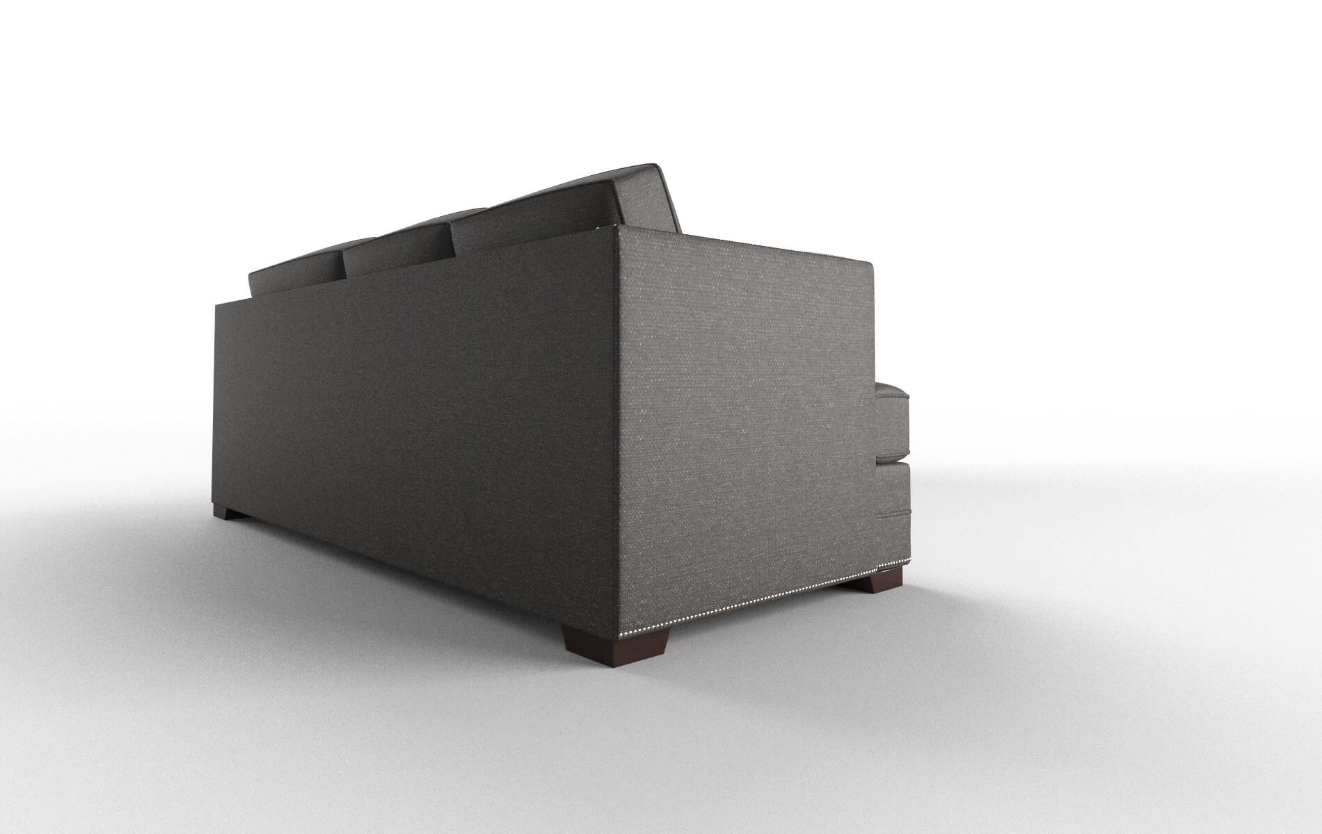 Riga Avenger Denim Sectional espresso legs 3