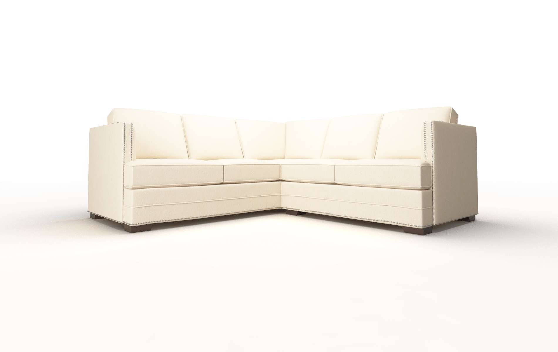 Riga Bella Buckwheat Sectional espresso legs 1