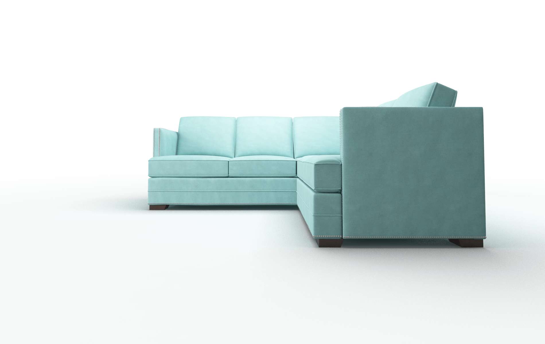 Riga Bella Caribbean Sectional espresso legs 5