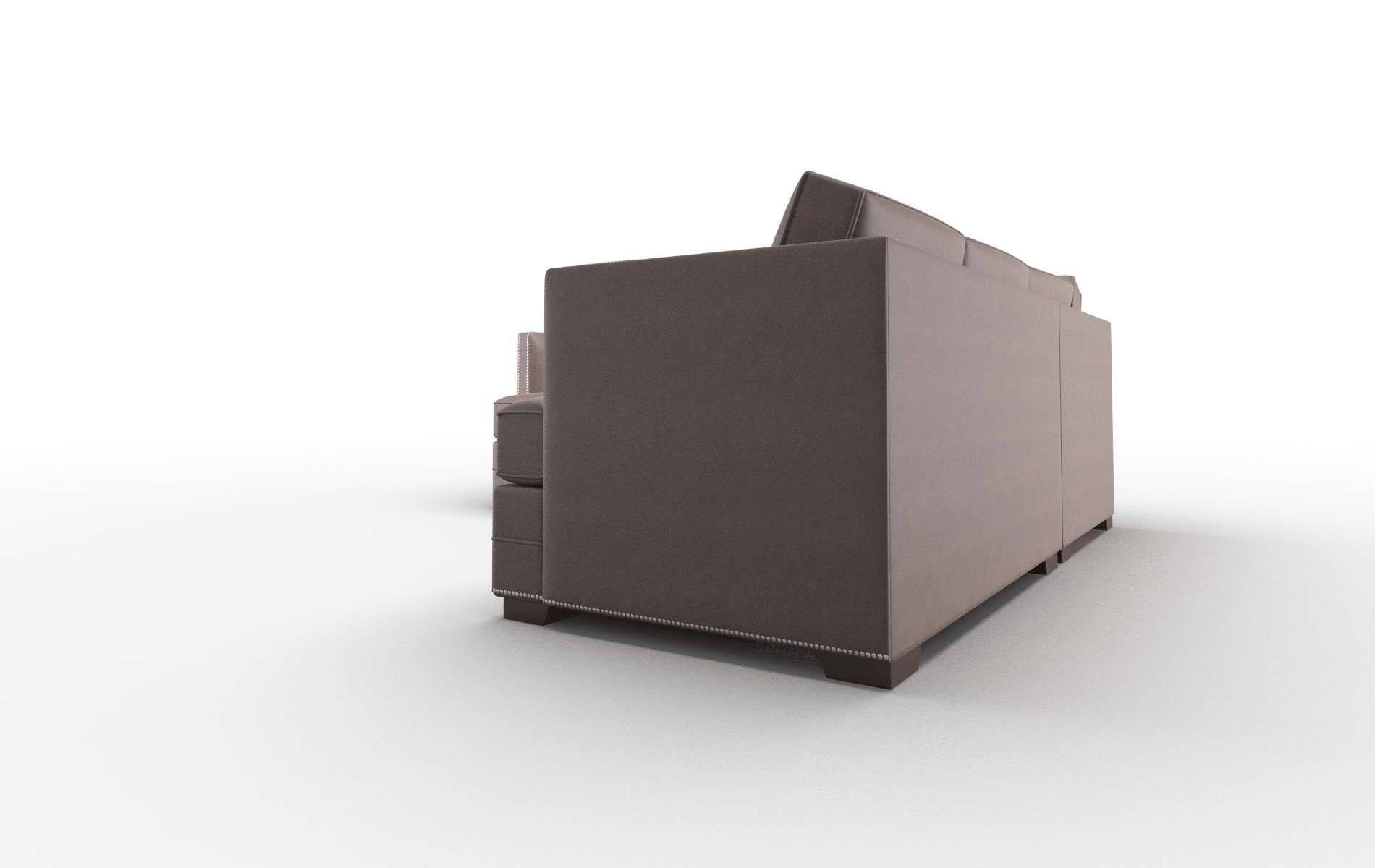 Riga Bella Espresso Sectional espresso legs 4