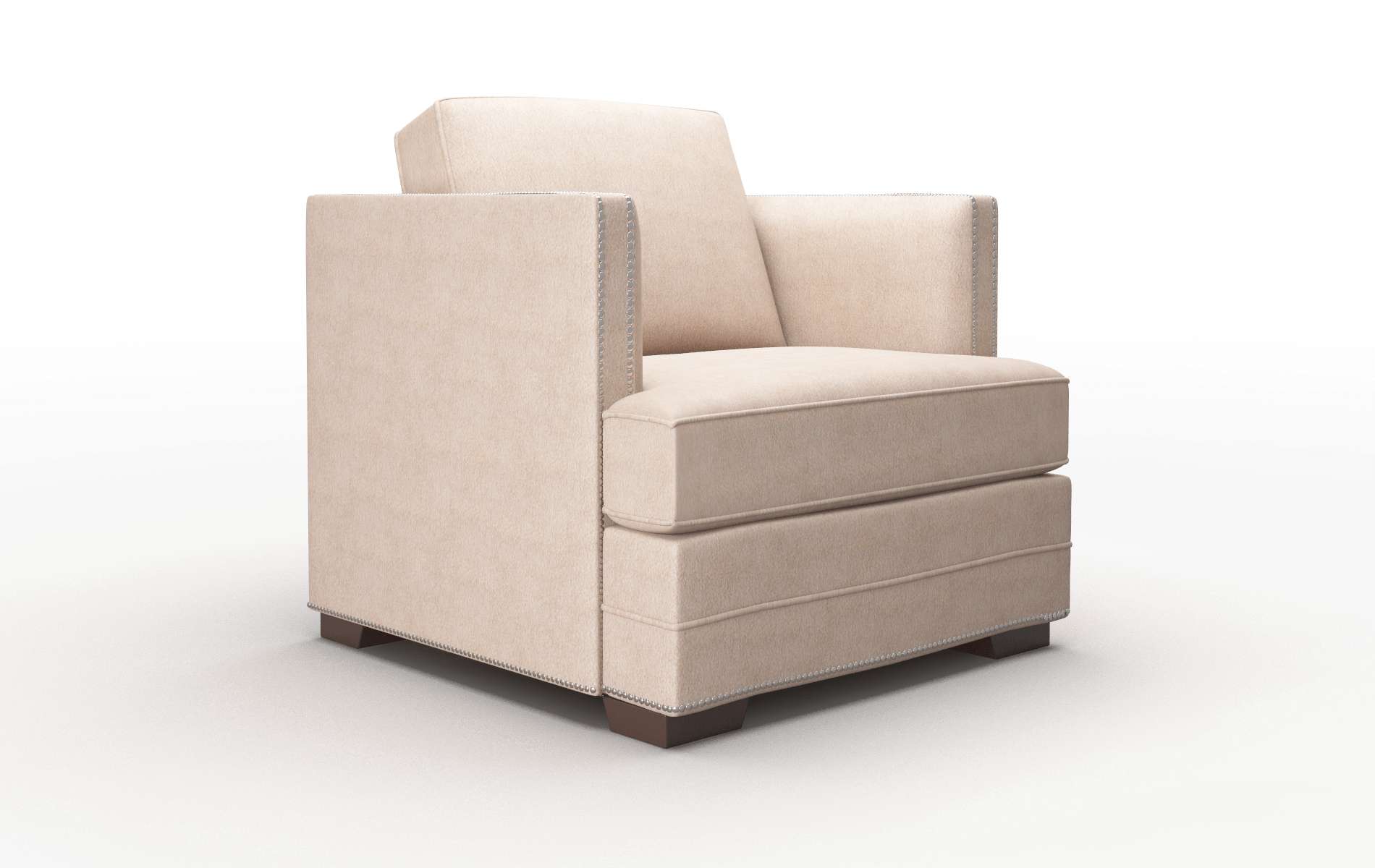 Riga Bella Pewter Chair espresso legs 2