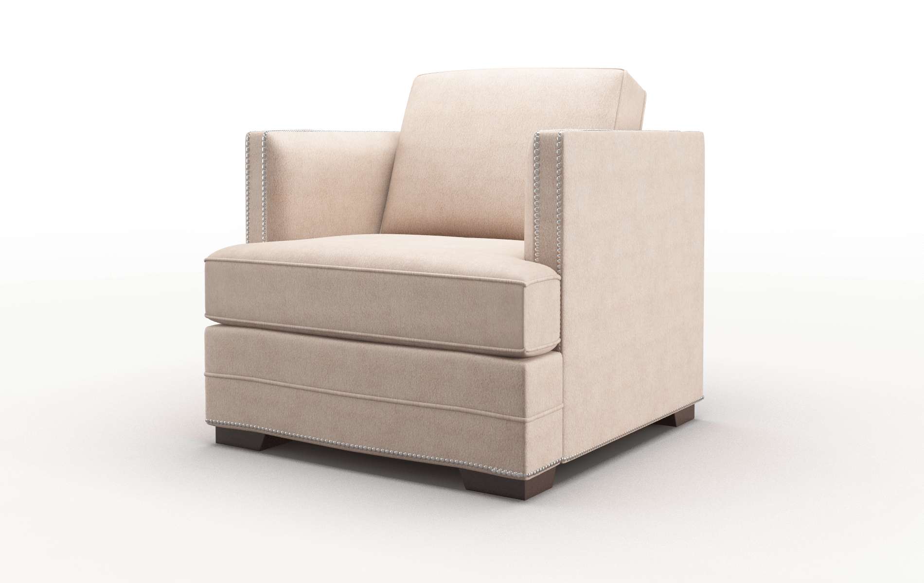 Riga Bella Pewter Chair espresso legs 4