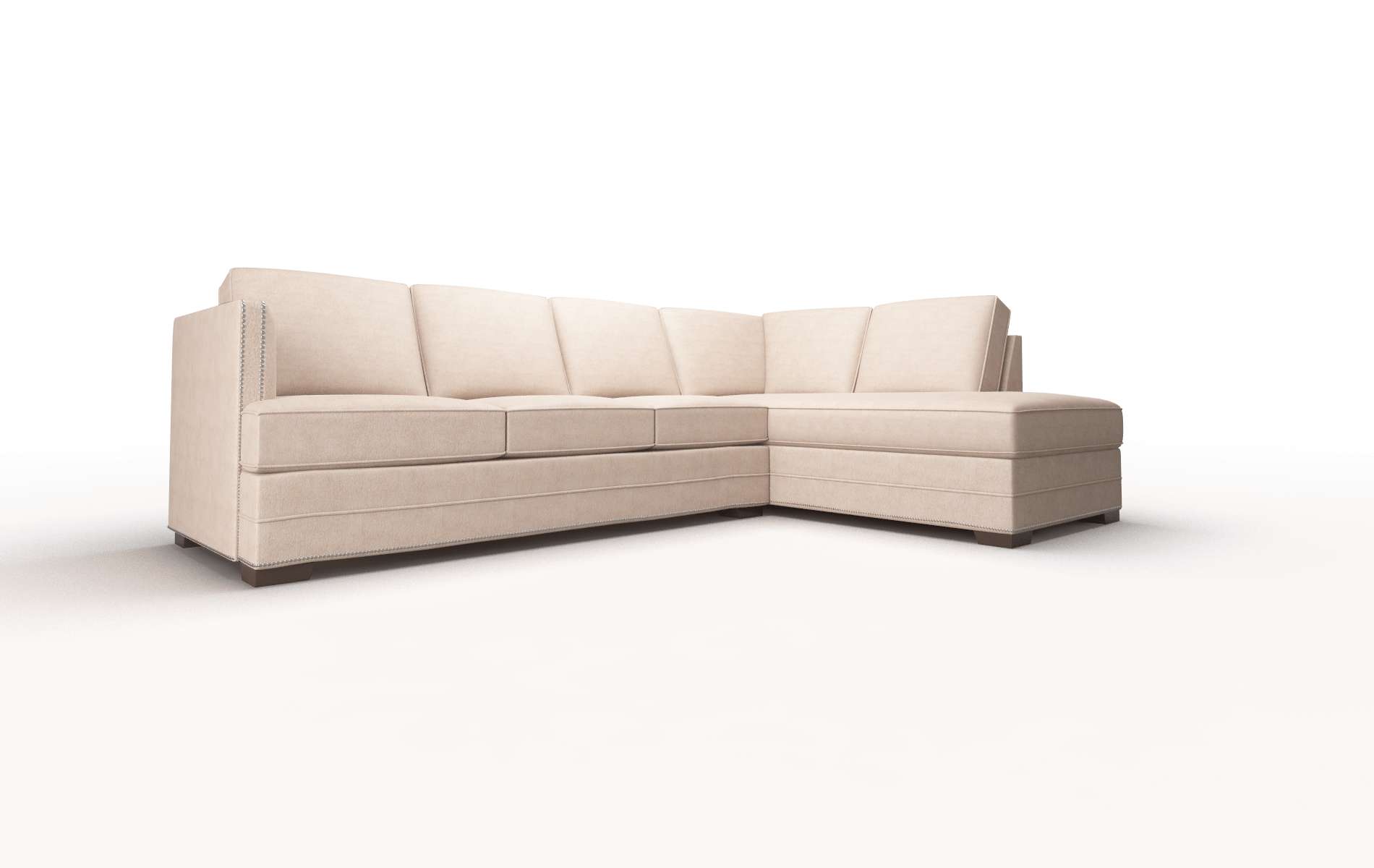 Riga Bella Pewter Panel espresso legs 2