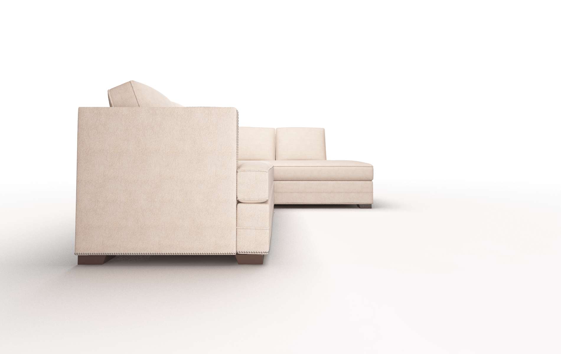 Riga Bella Pewter Panel espresso legs 3