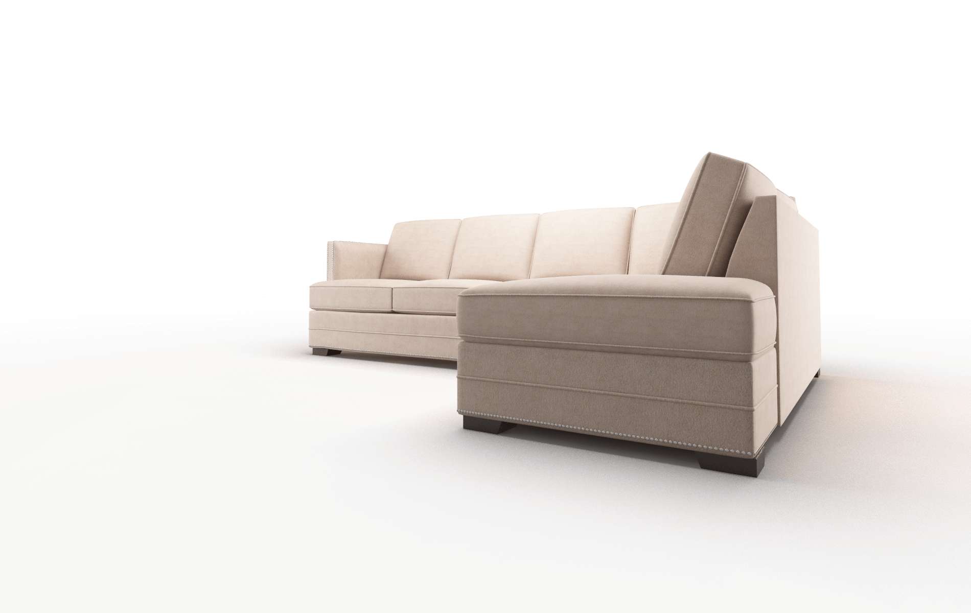 Riga Bella Pewter Panel espresso legs 4