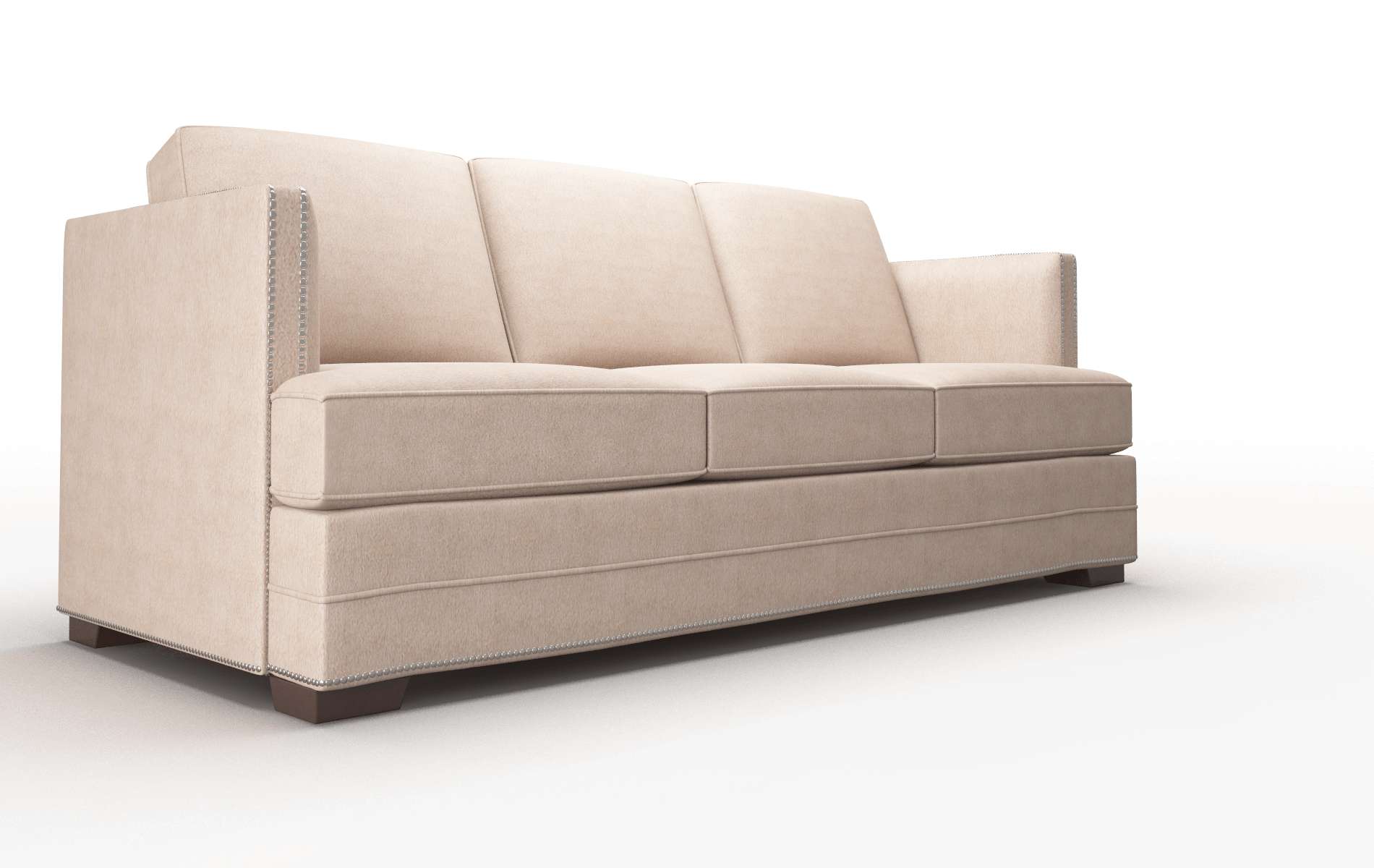 Riga Bella Pewter Sofa espresso legs 2