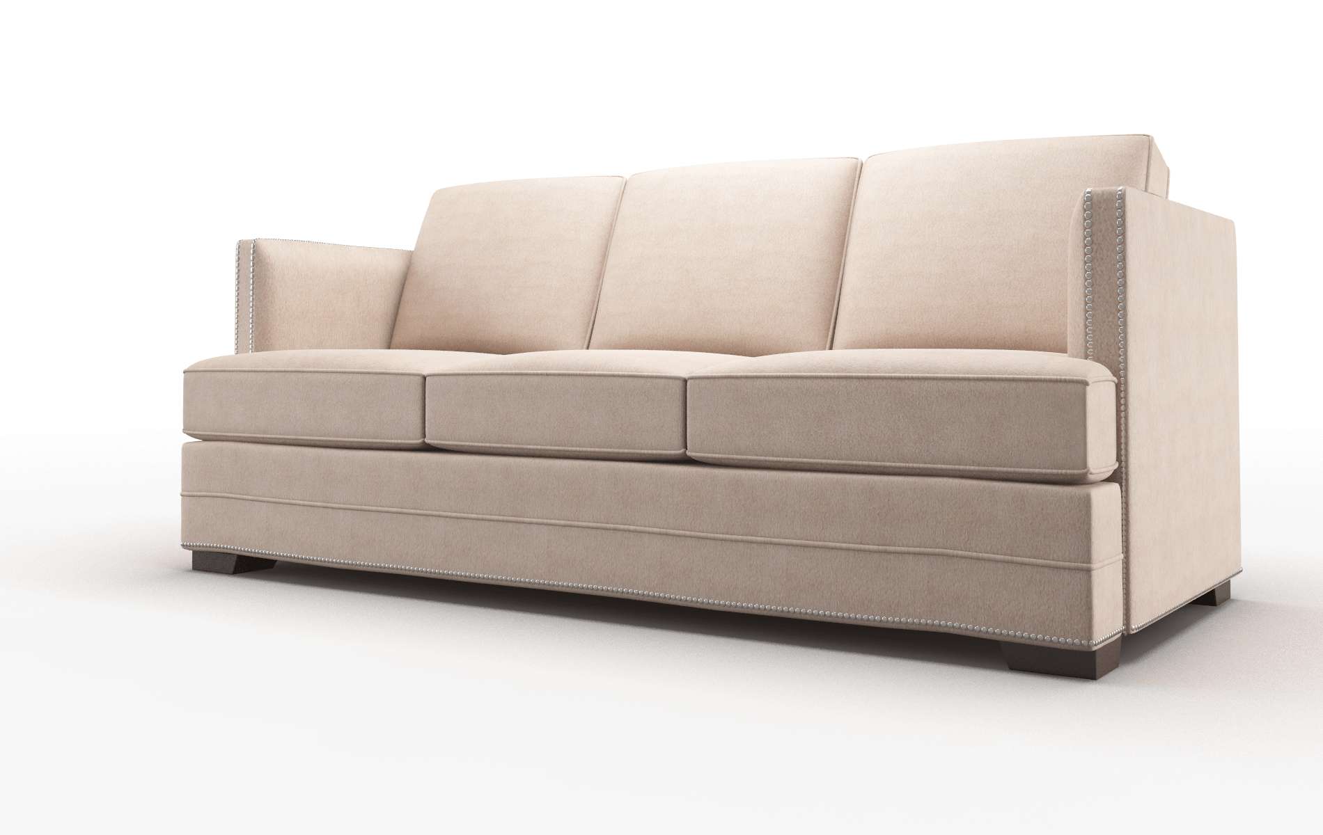 Riga Bella Pewter Sofa espresso legs 4