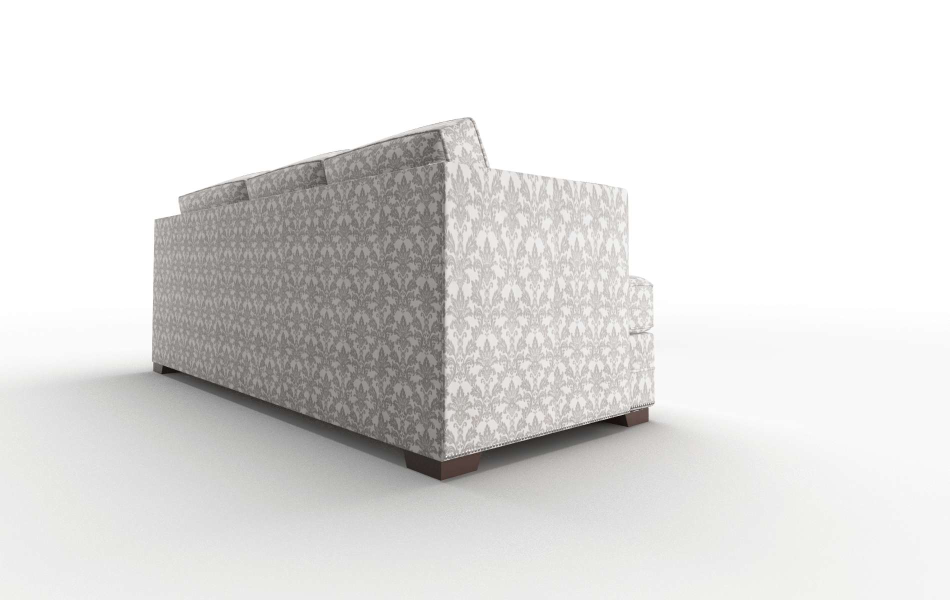 Riga Bergamo Dove Sectional espresso legs 3