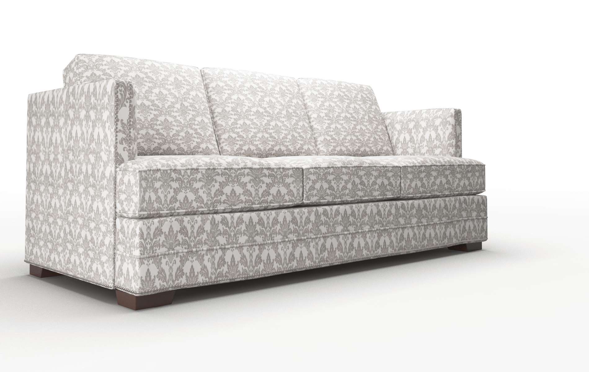 Riga Bergamo Dove Sofa espresso legs 2