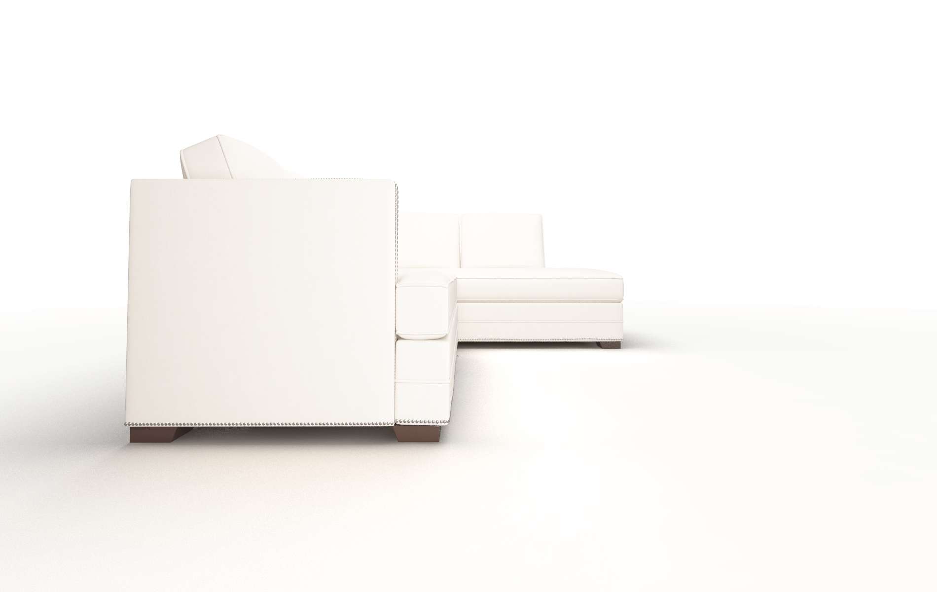 Riga Blanche Milky Panel espresso legs 3