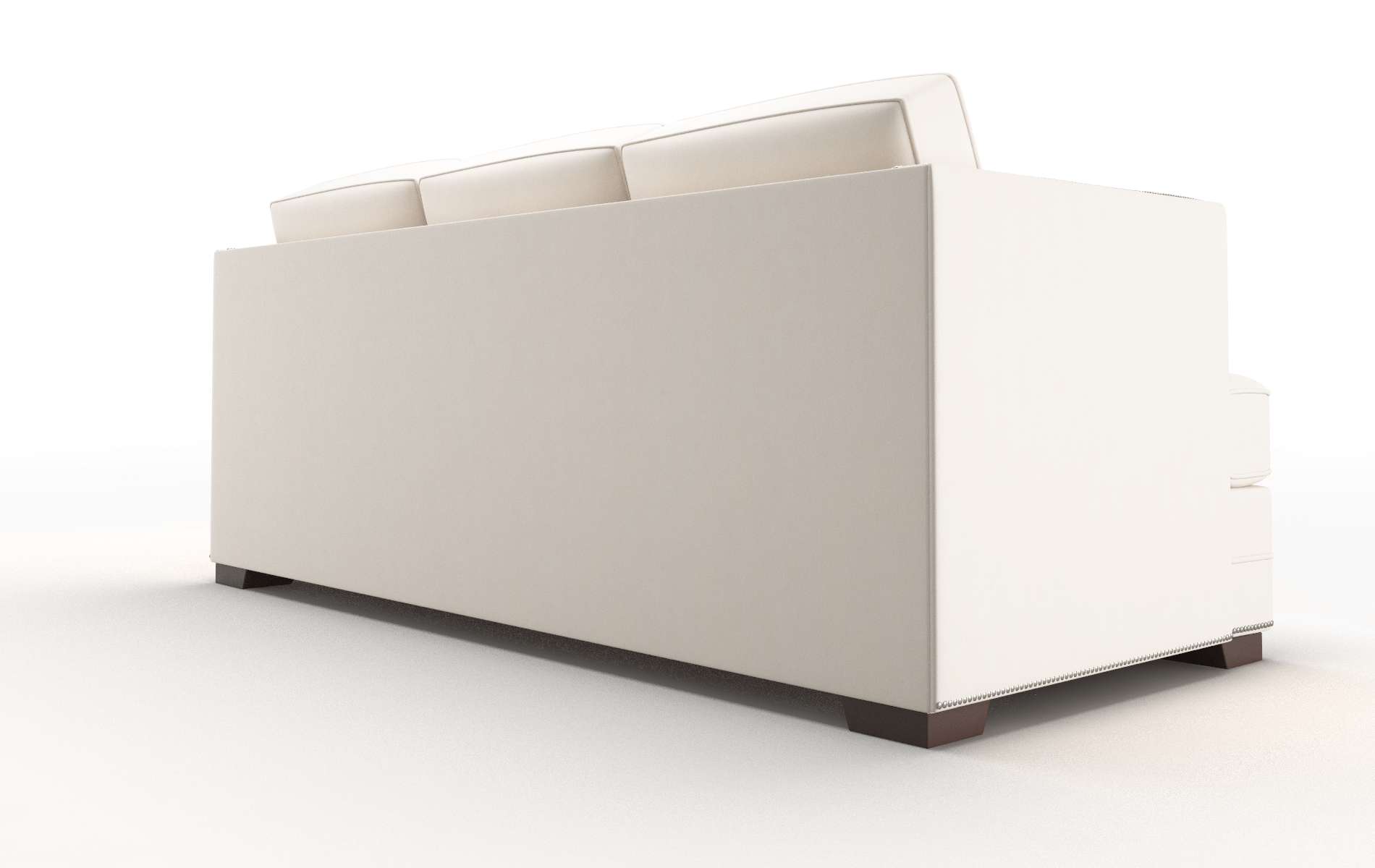 Riga Blanche Milky Sofa espresso legs 5