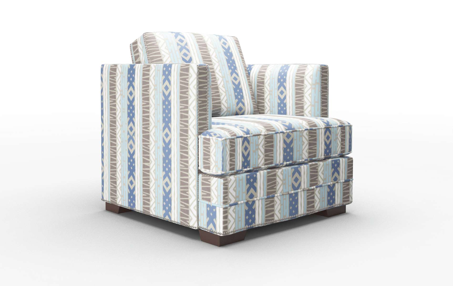Riga Bodhi Indigo Chair espresso legs 2