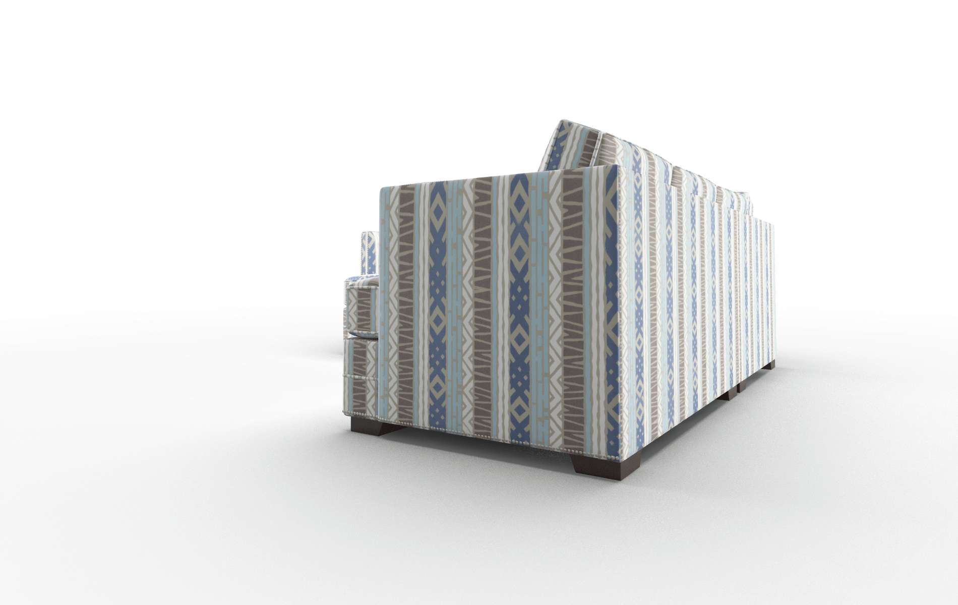 Riga Bodhi Indigo Sectional espresso legs 4