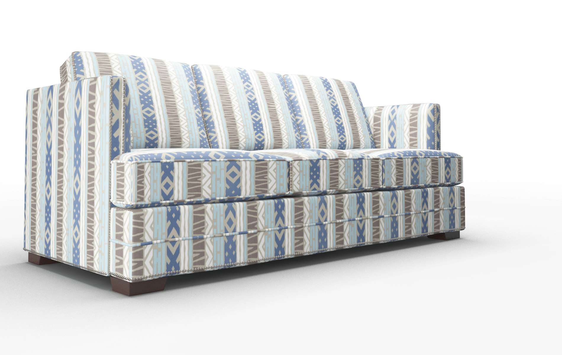 Riga Bodhi Indigo Sofa espresso legs 2