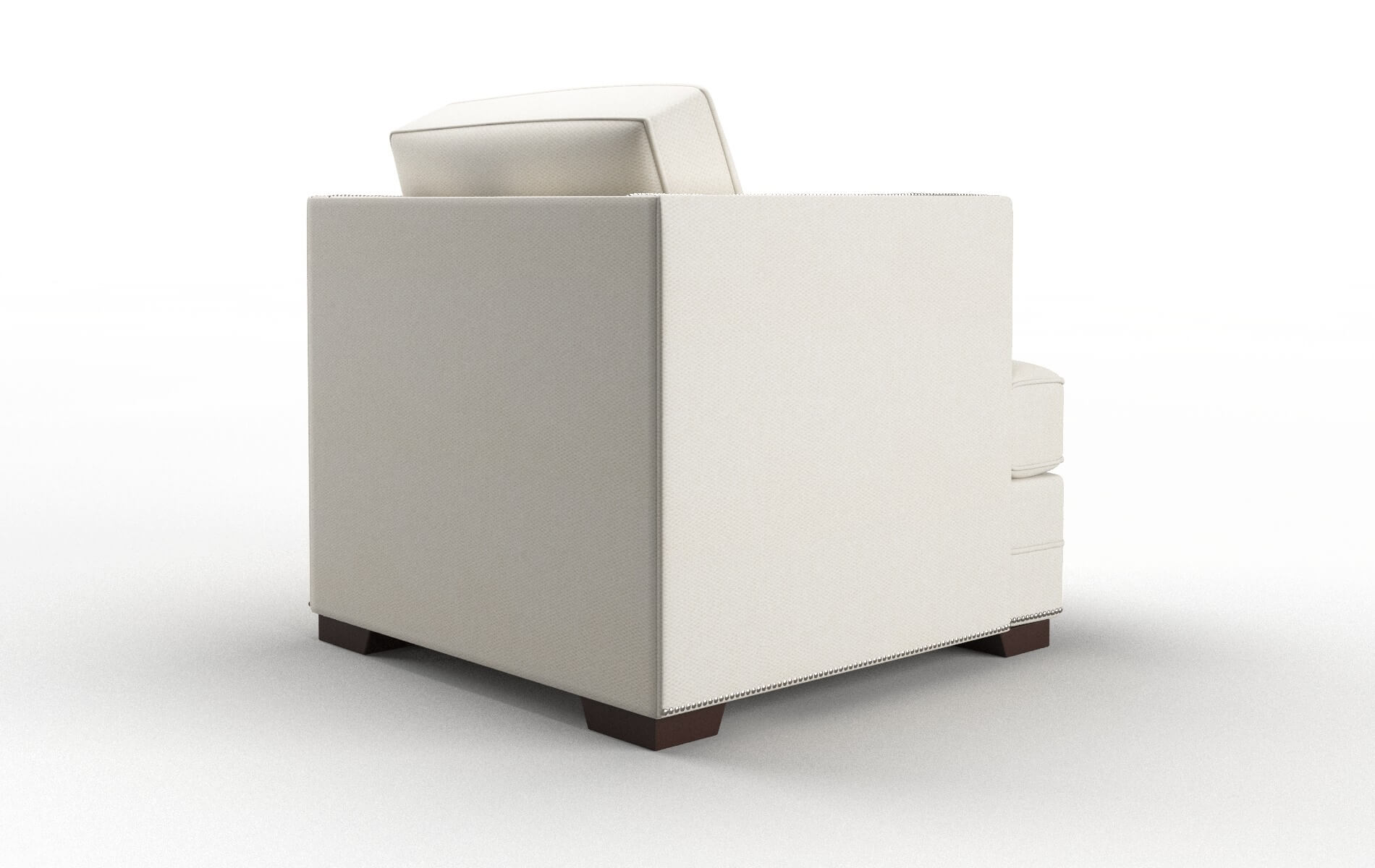 Riga Bungalow Ivory Chair espresso legs 5