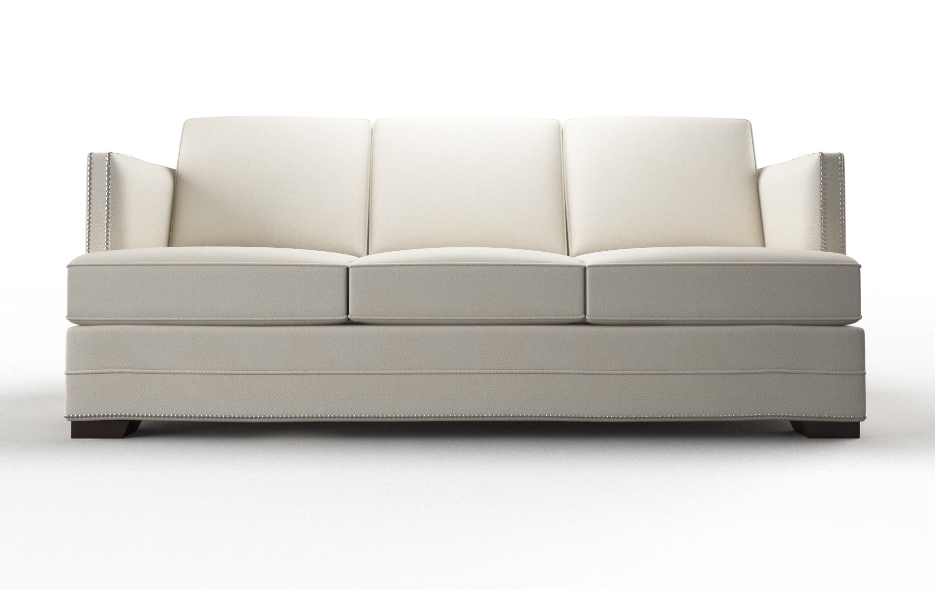 Riga Bungalow Ivory Sofa espresso legs 1