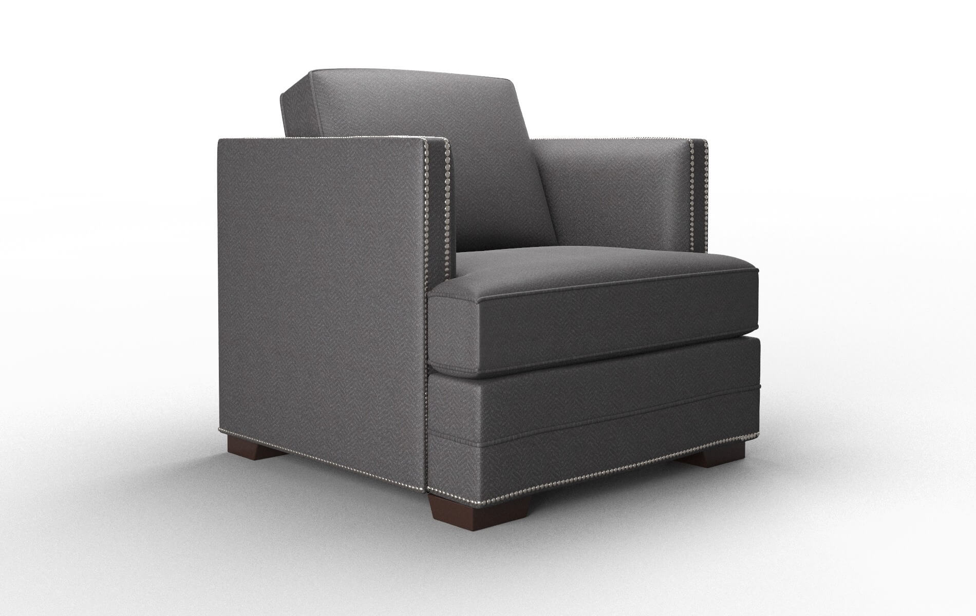 Riga Catalina Charcoal Chair espresso legs 2