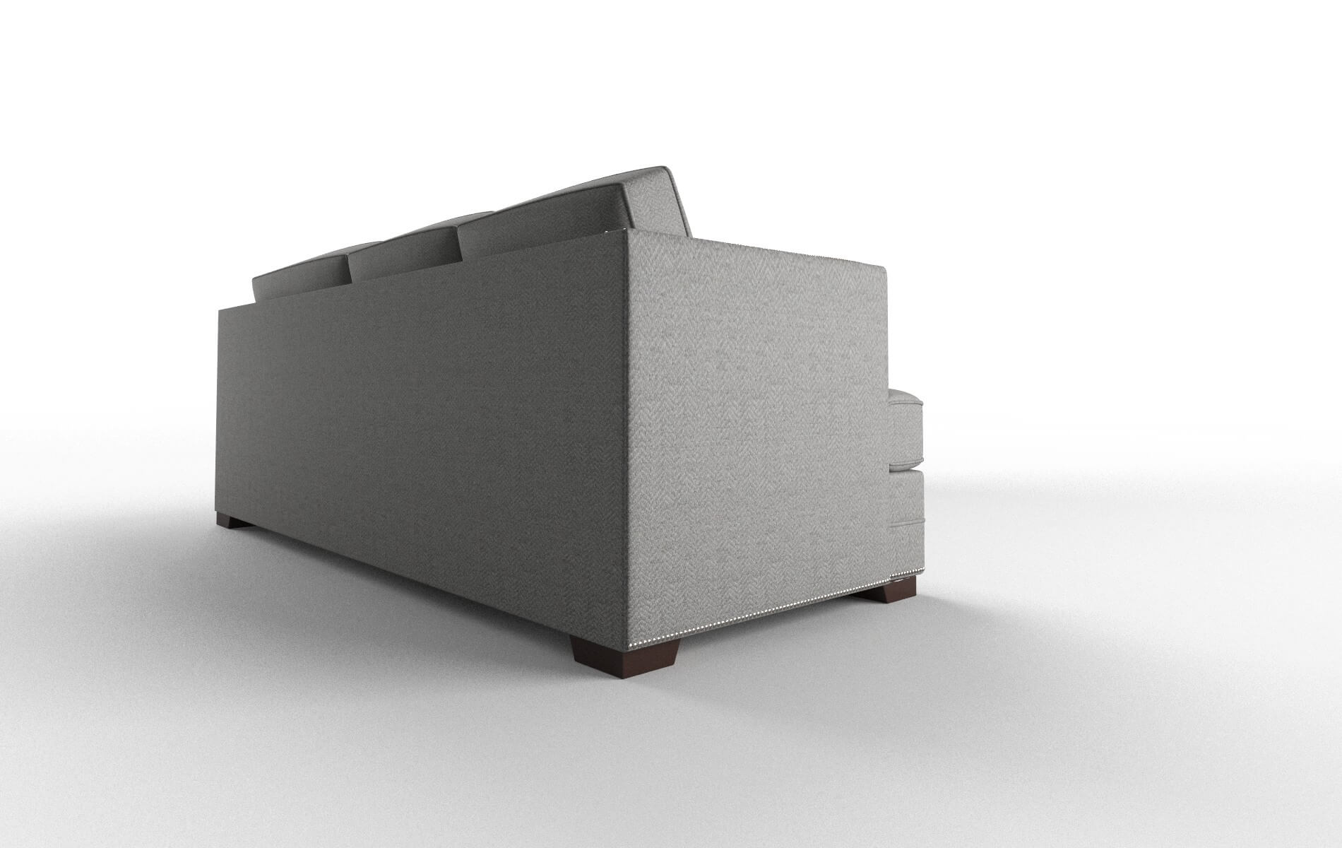 Riga Catalina Steel Sectional espresso legs 3