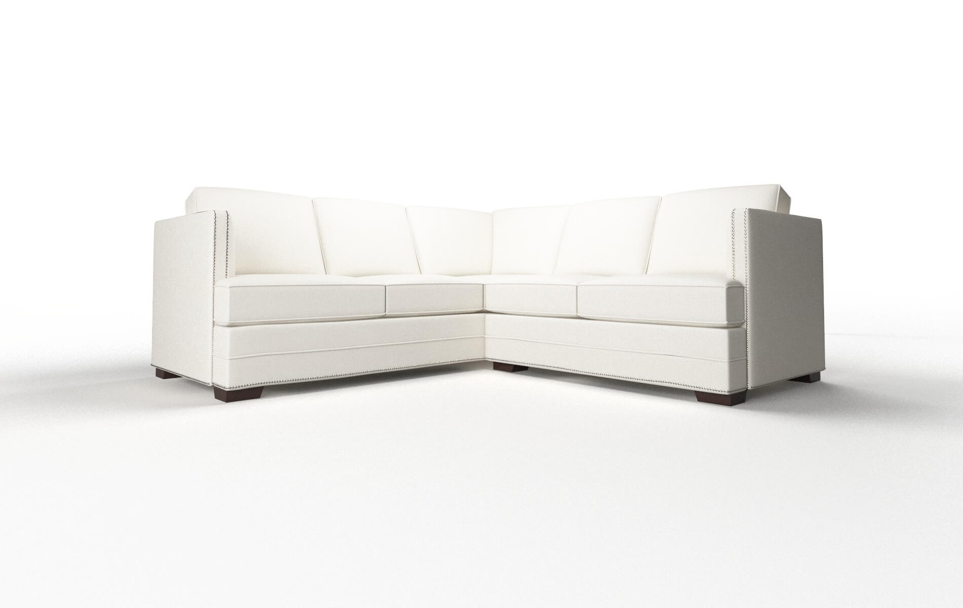 Riga Chance Bone Sectional espresso legs 1